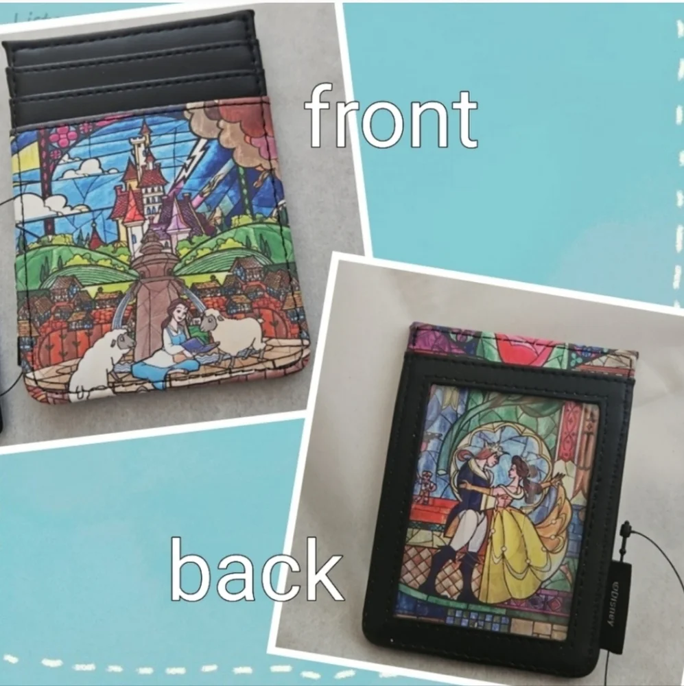 Loungefly Beauty And The Beast mini backpack and cardholder set